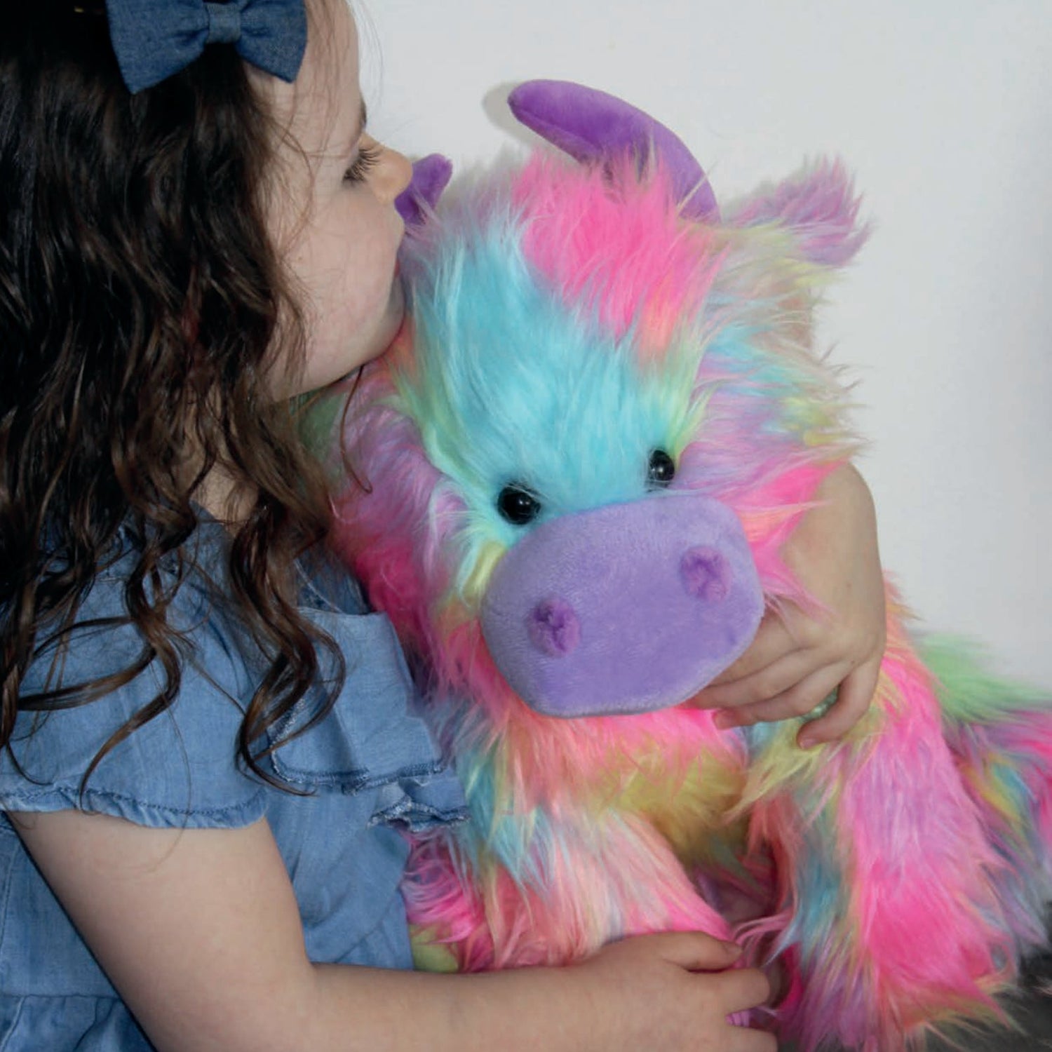 Rainbow Highland Cows