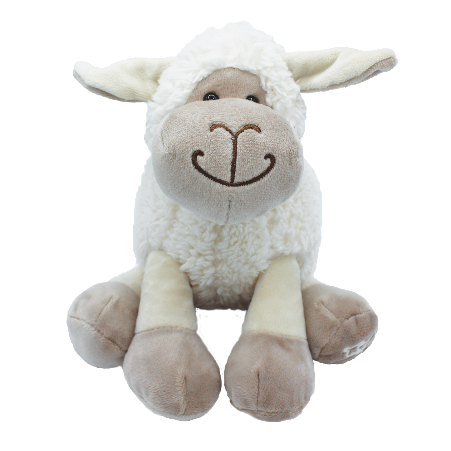 Small White Sitting Sheep