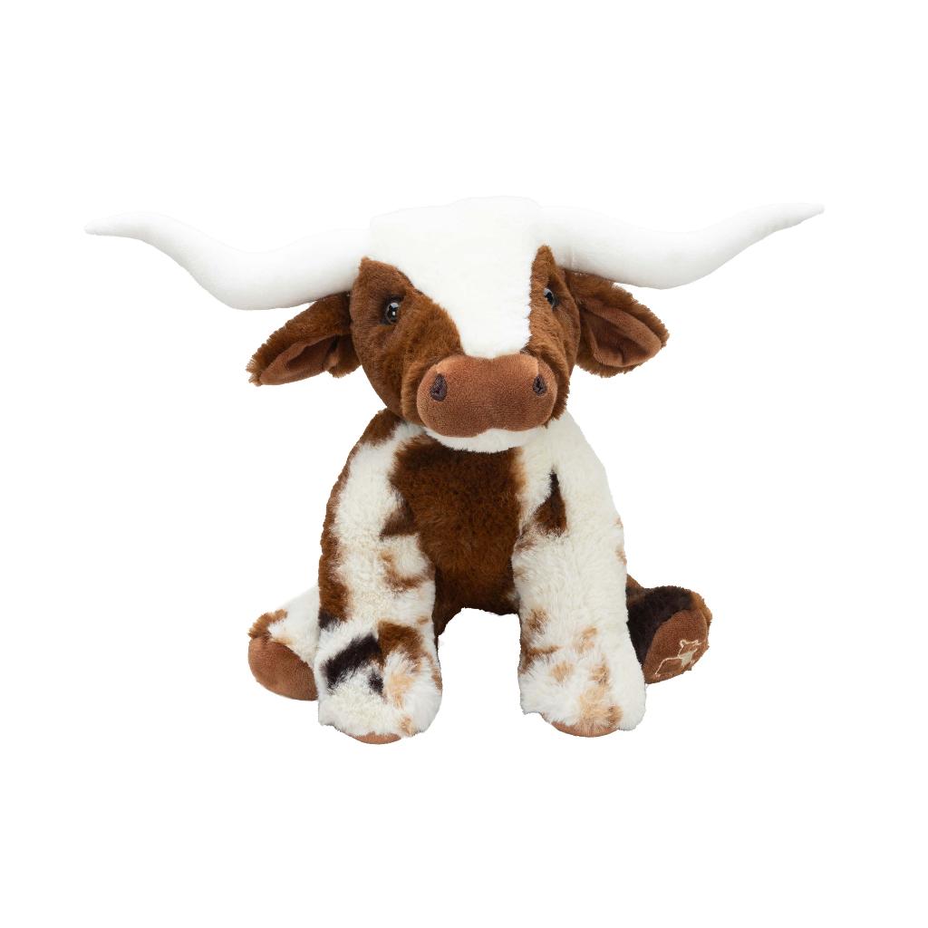 Large Cream Brown Texas Cow