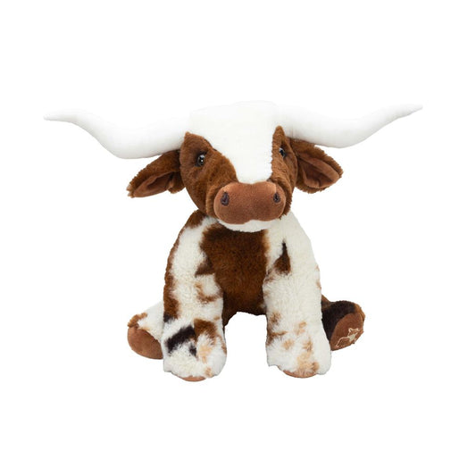 Large Cream Brown Texas Cow