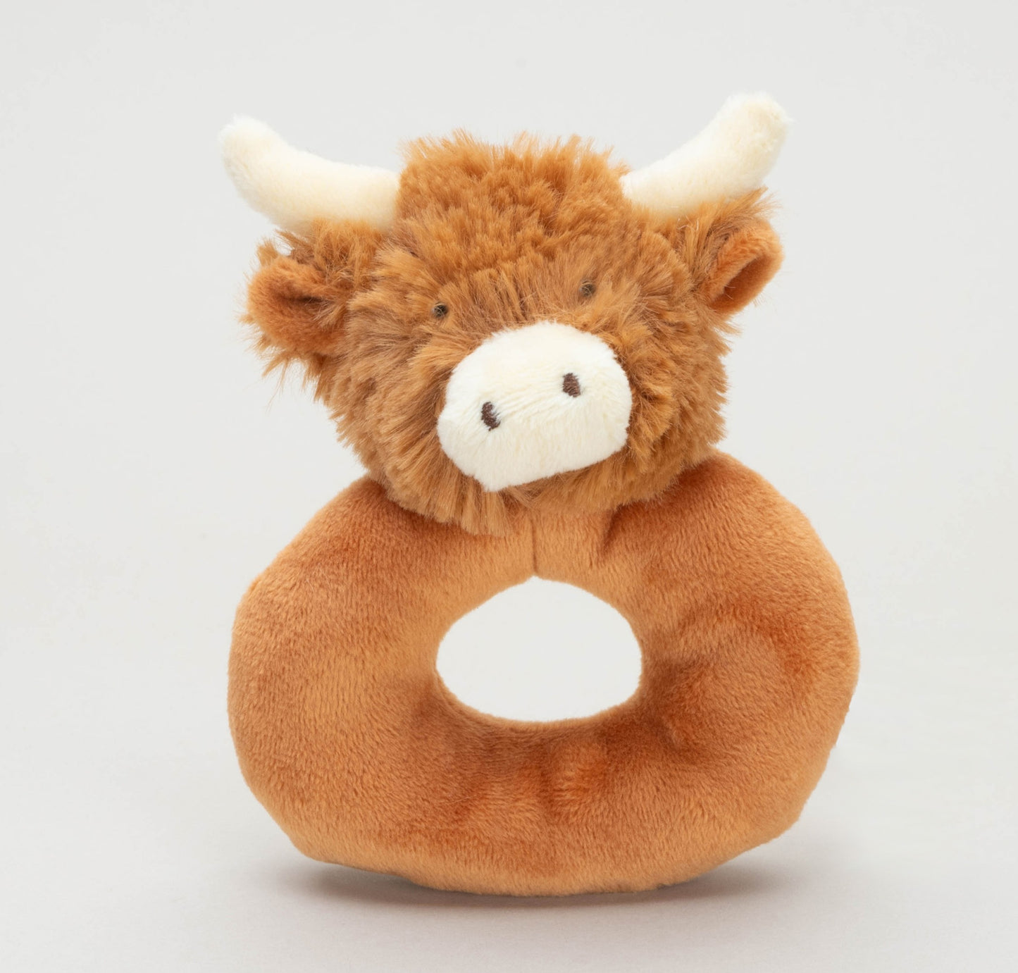 Longhorn Highland Cow Rattle