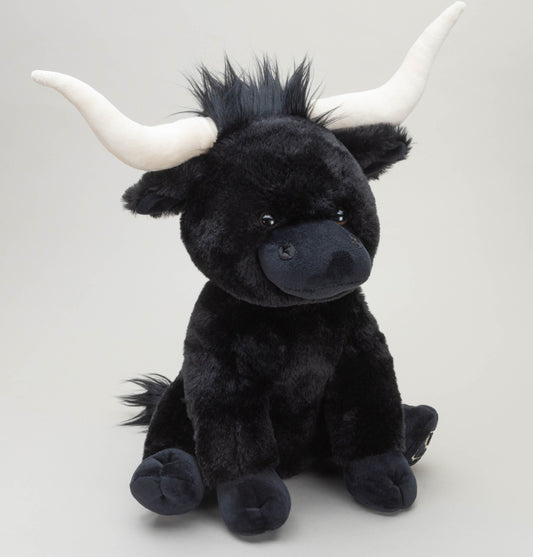 Large Black Longhorn Cow