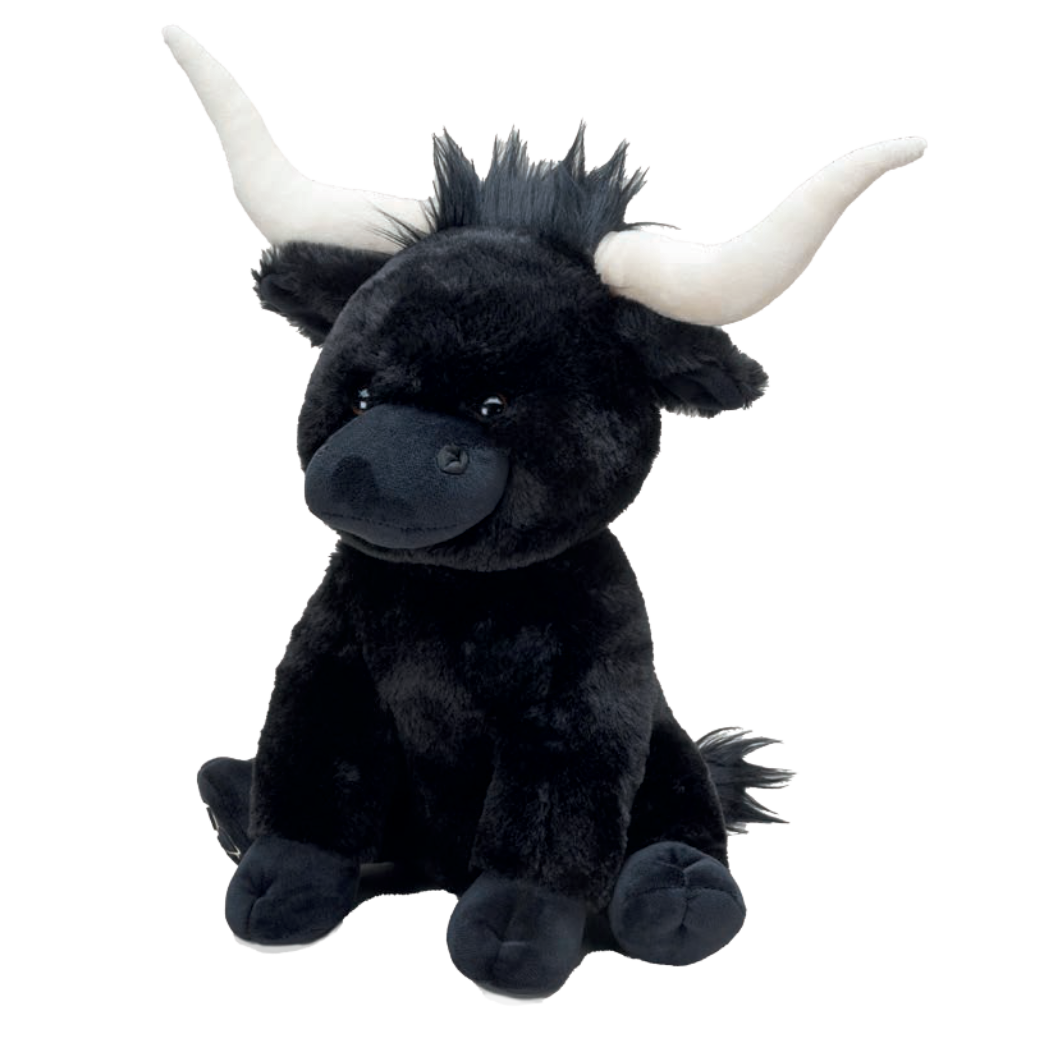 Extra Large Black Longhorn Cow