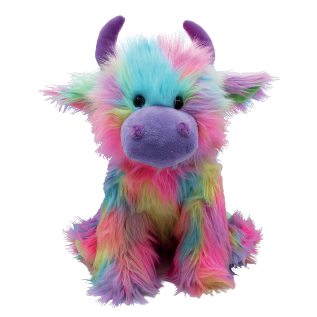 Extra Large Rainbow Highland Cow